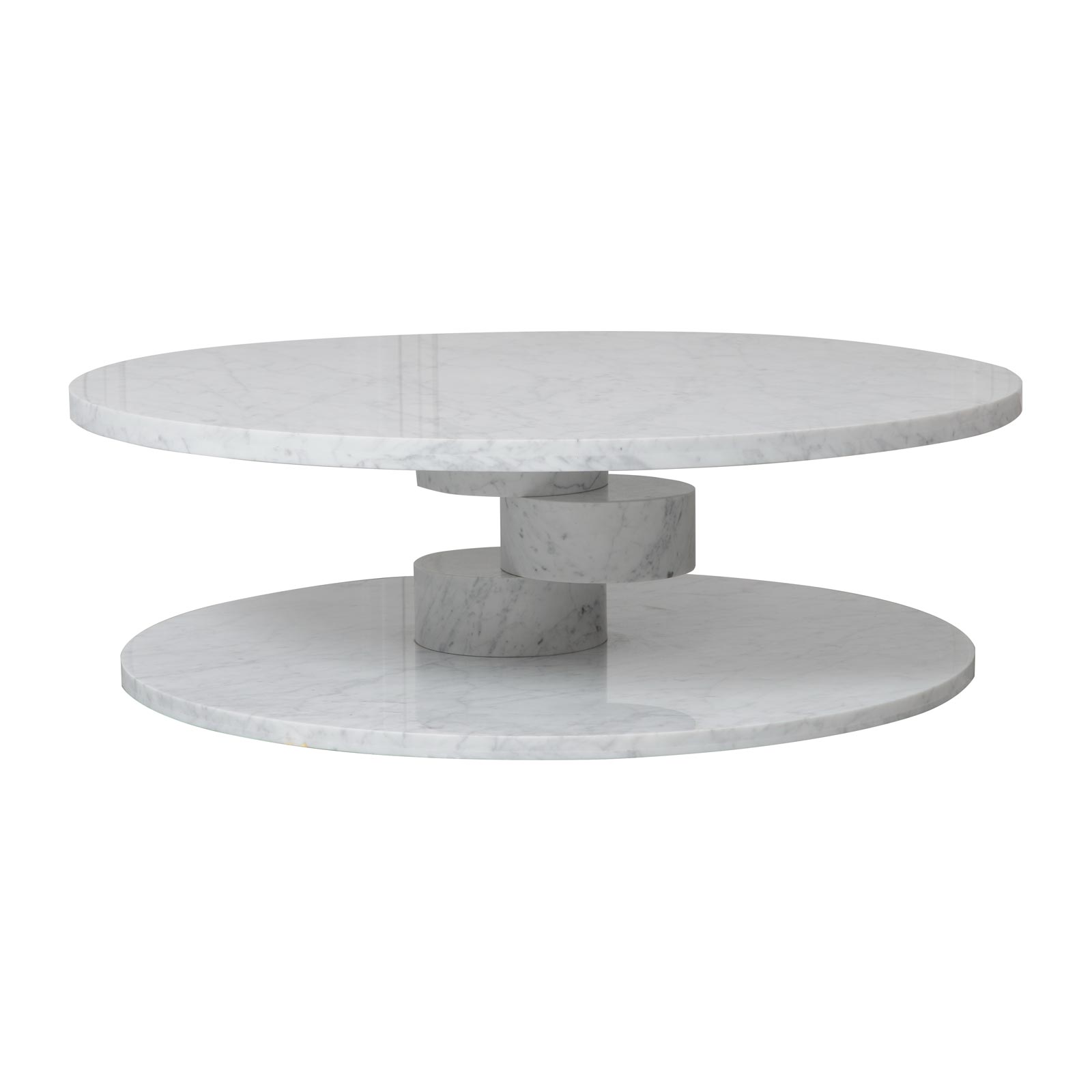 Domicile New Edition Broken Column Coffee Table - Marble