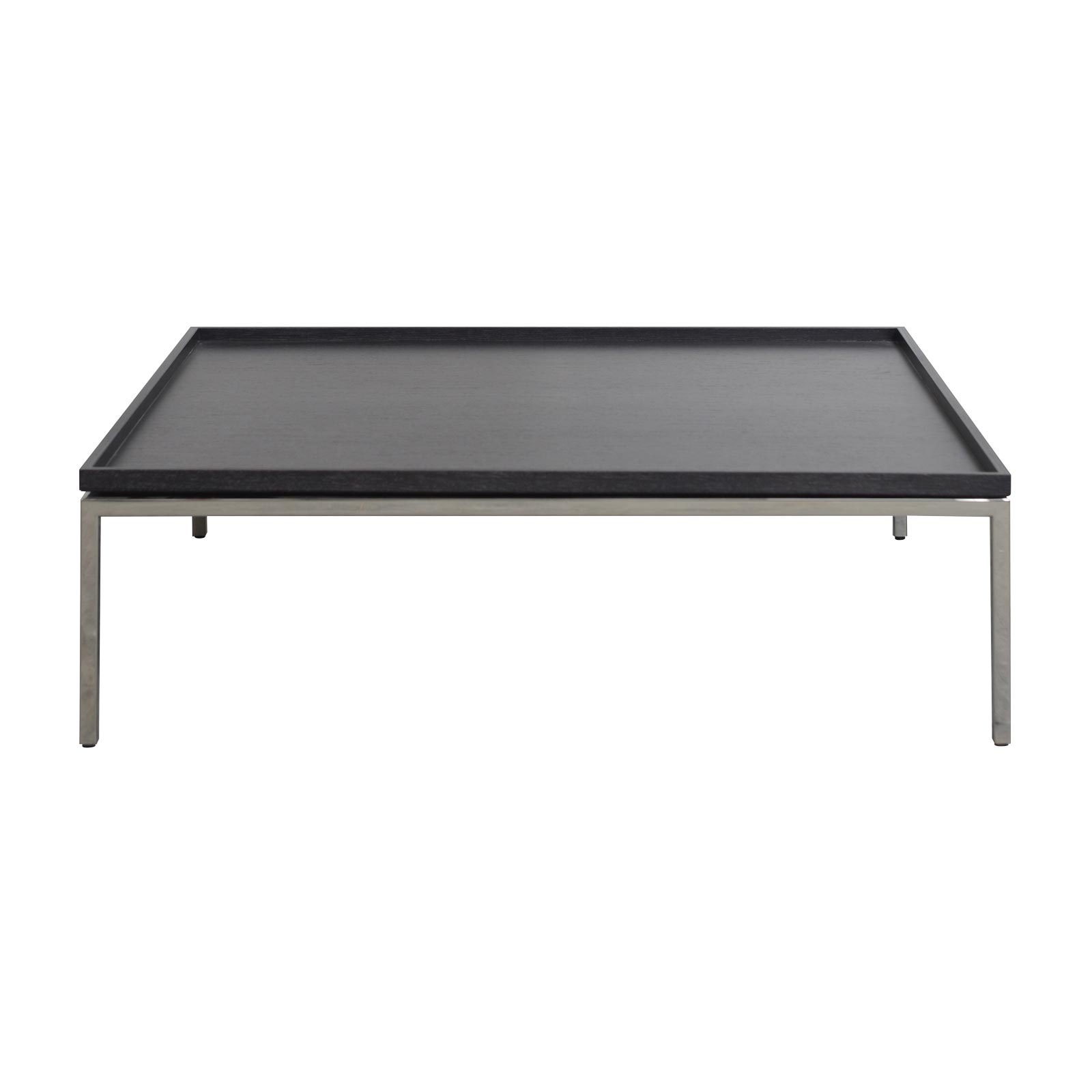 Domicile New Edition Recessed Coffee Table Square Dark Oak