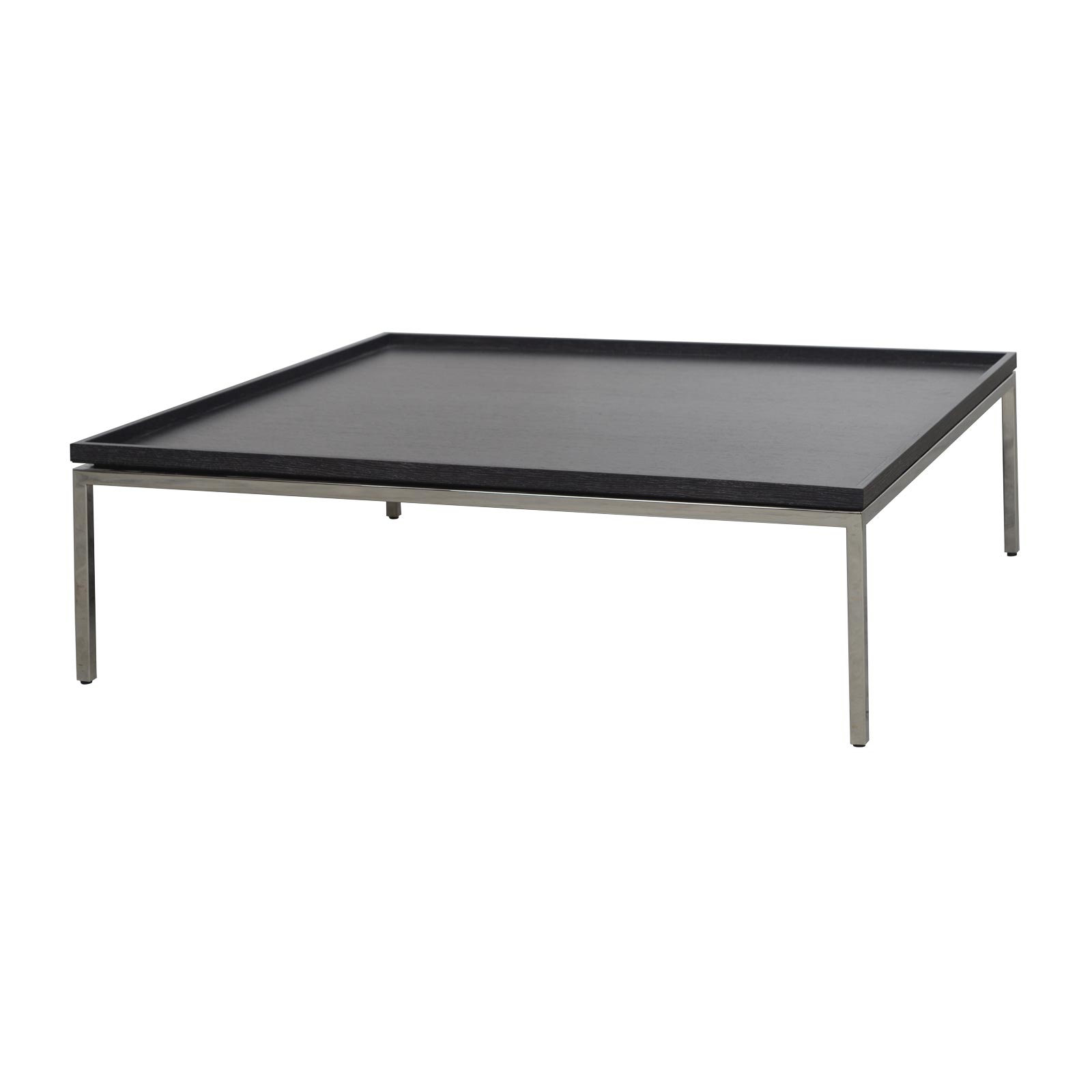 Domicile New Edition Recessed Coffee Table Square Dark Oak