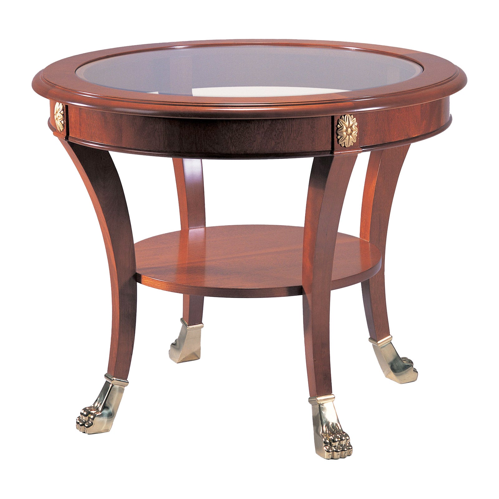 Bolier Classics Side Table With Glass Top