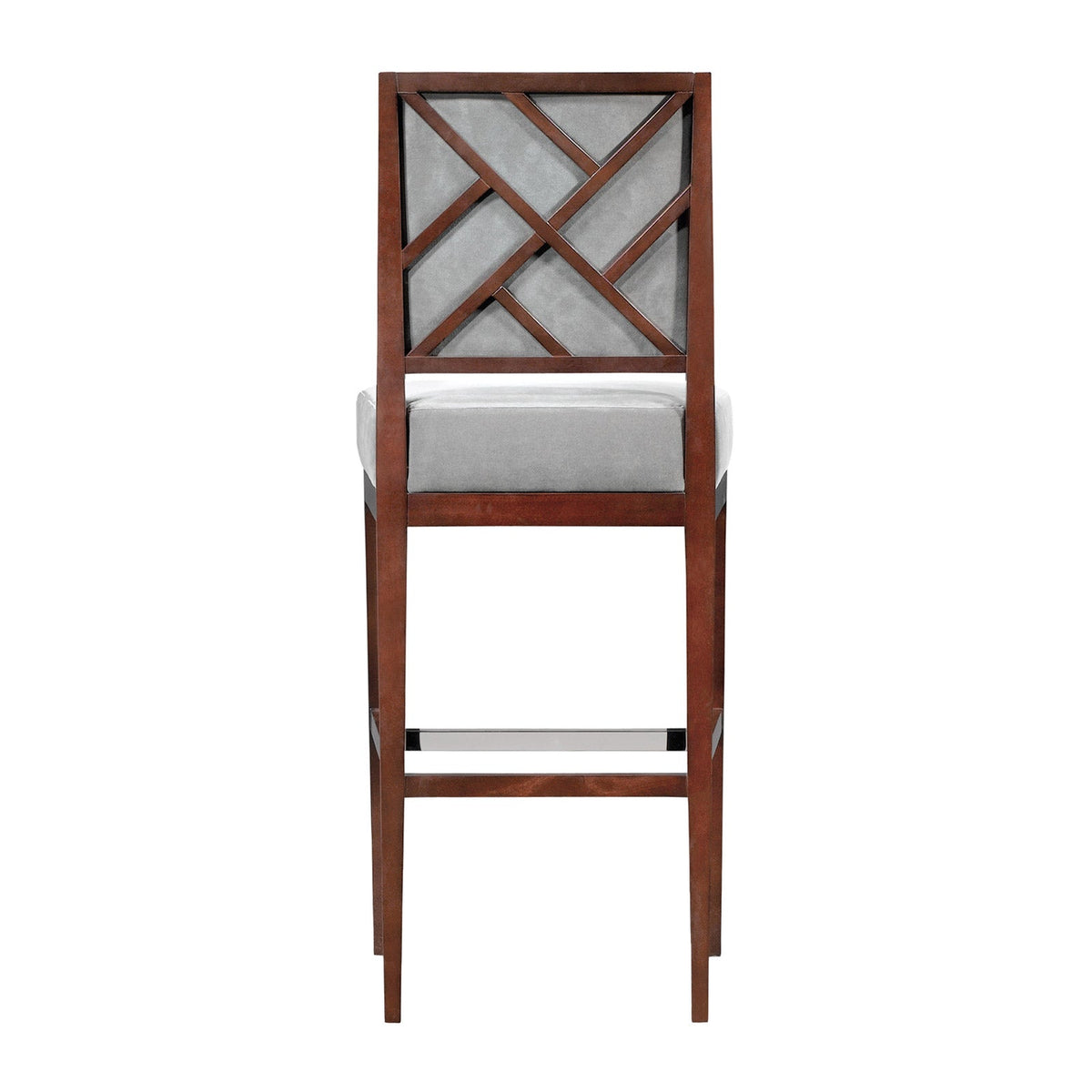 Bolier Rosenau Upholstered Back Bar Stool