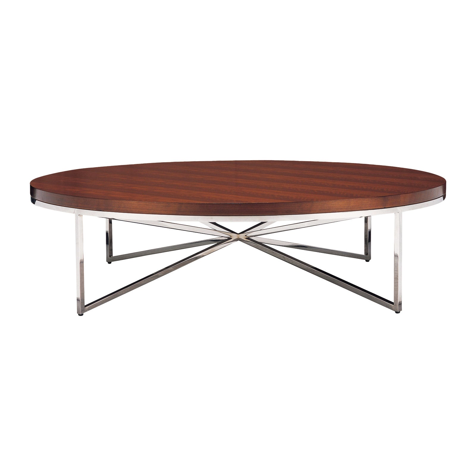 Domicile Cocktail Table with Wood Top