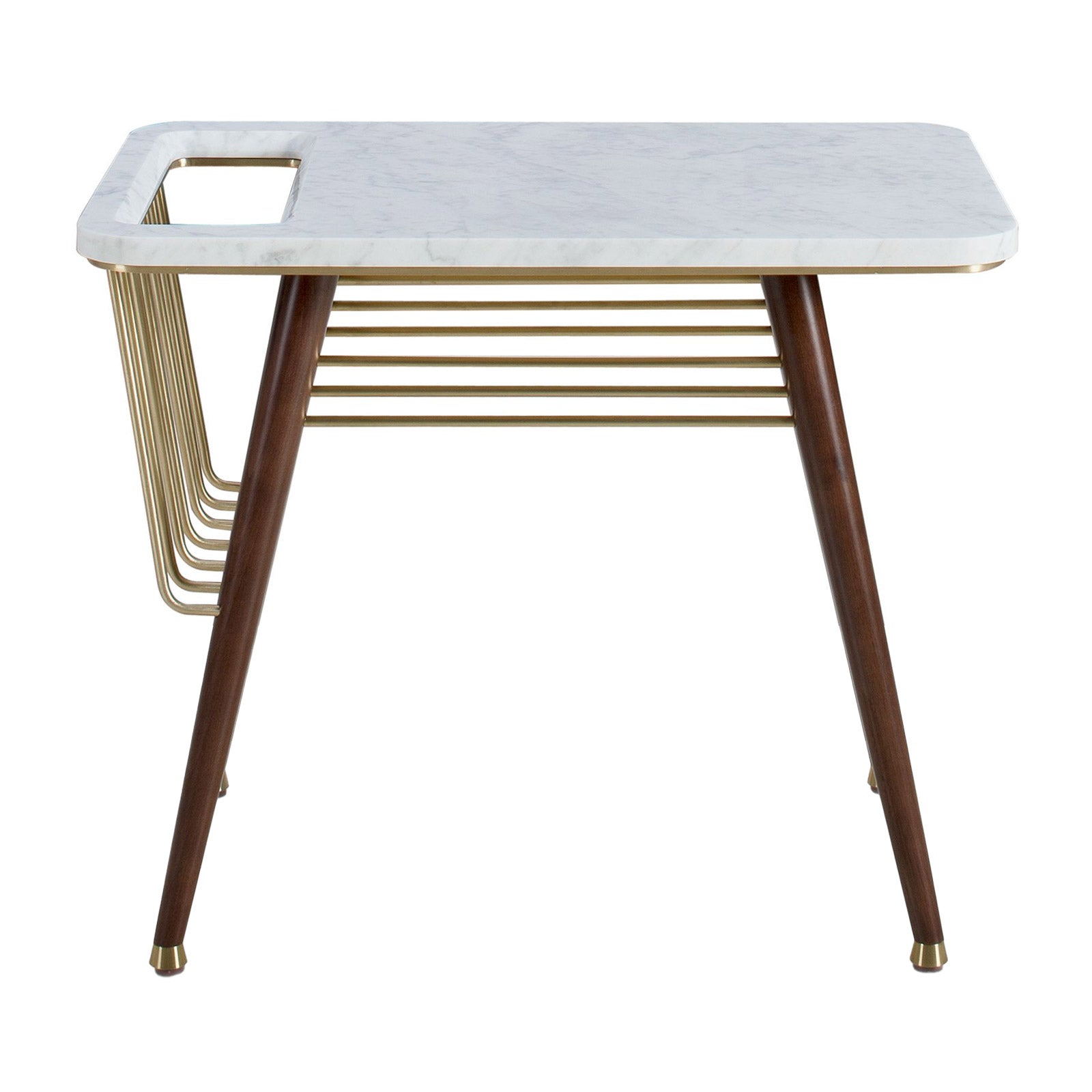 The London Collection Hackney Side Table (Marble)