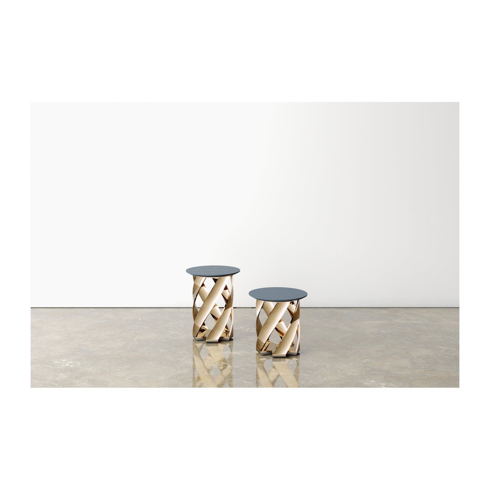 Ribbon Round Side Table