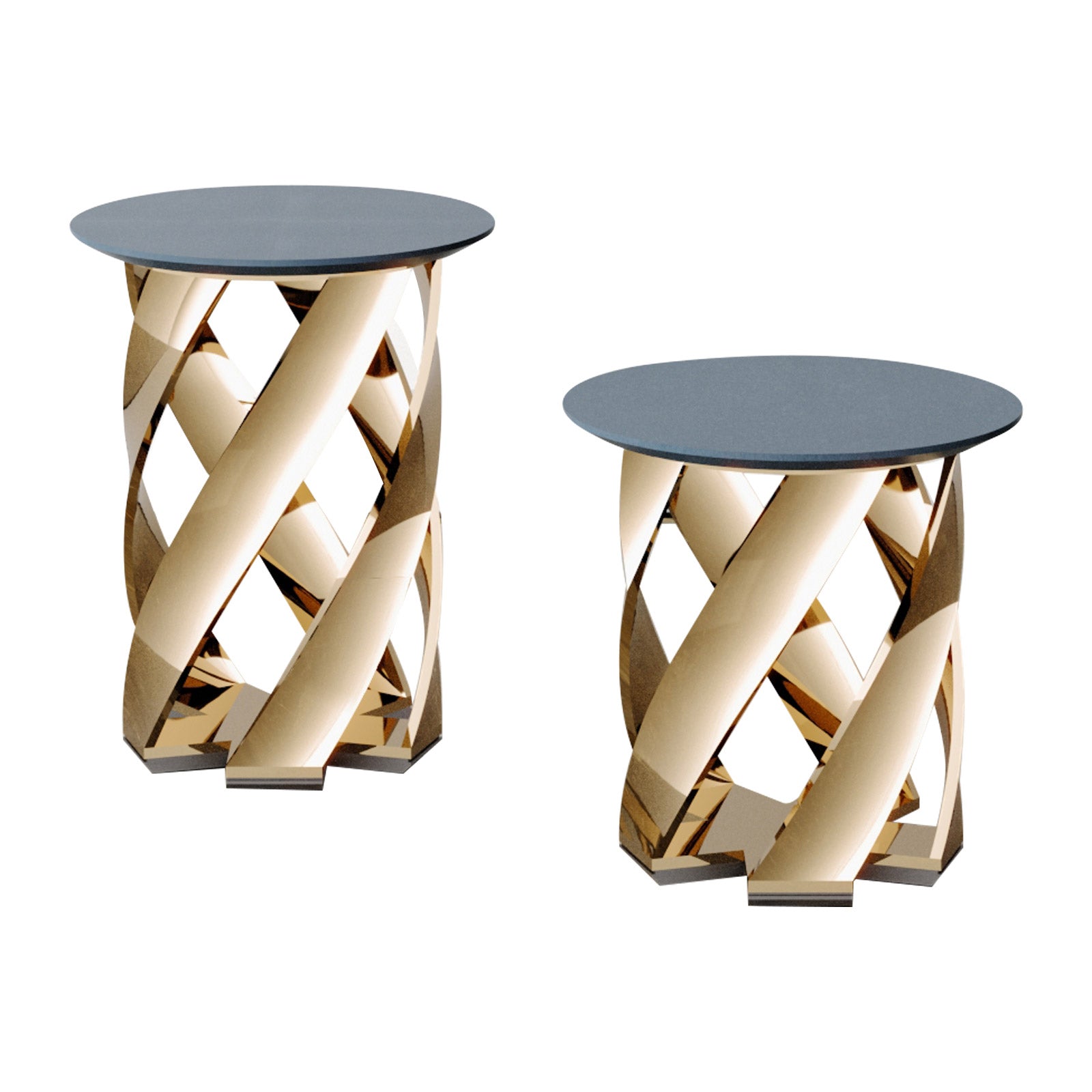 Ribbon Round Side Table