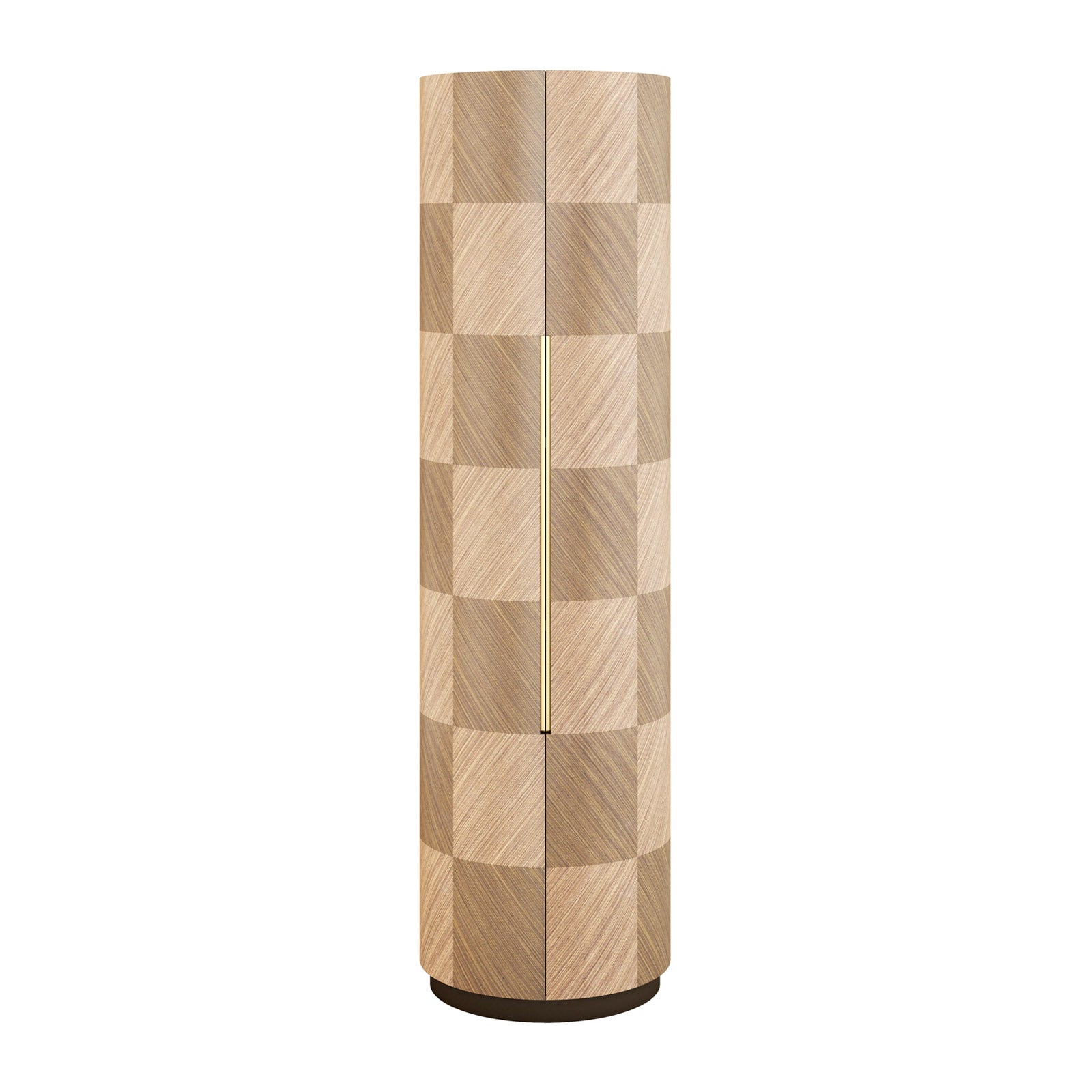 Inversion Spiral Tall Round Cabinet