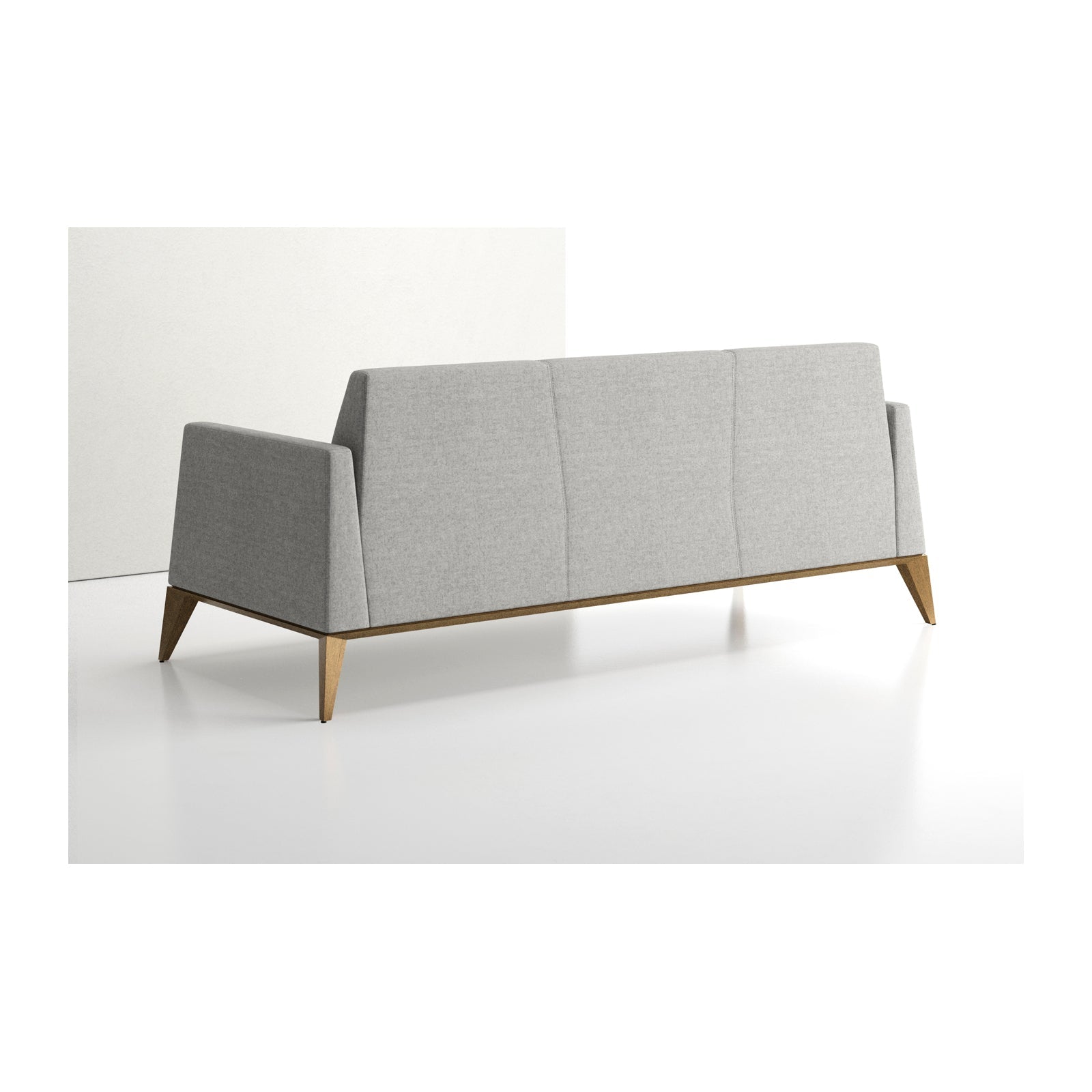 Vertex One Sofa With Wood Base