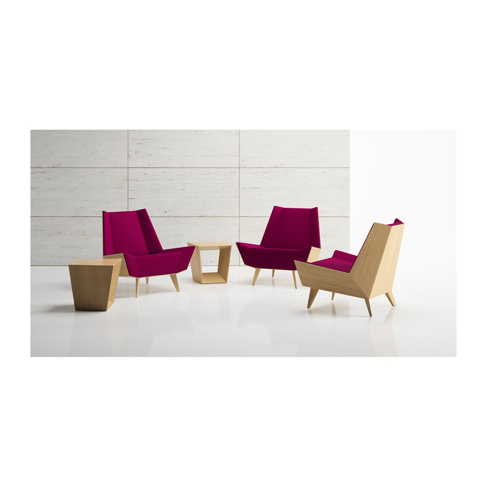 Avant Lounge Chair Wood Back