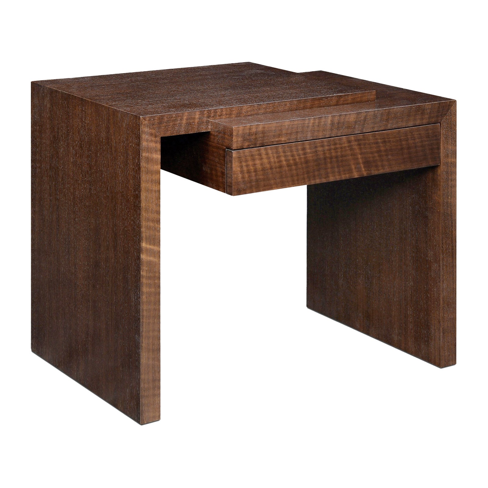 Modern Metropolis Shale End Table with Drawer