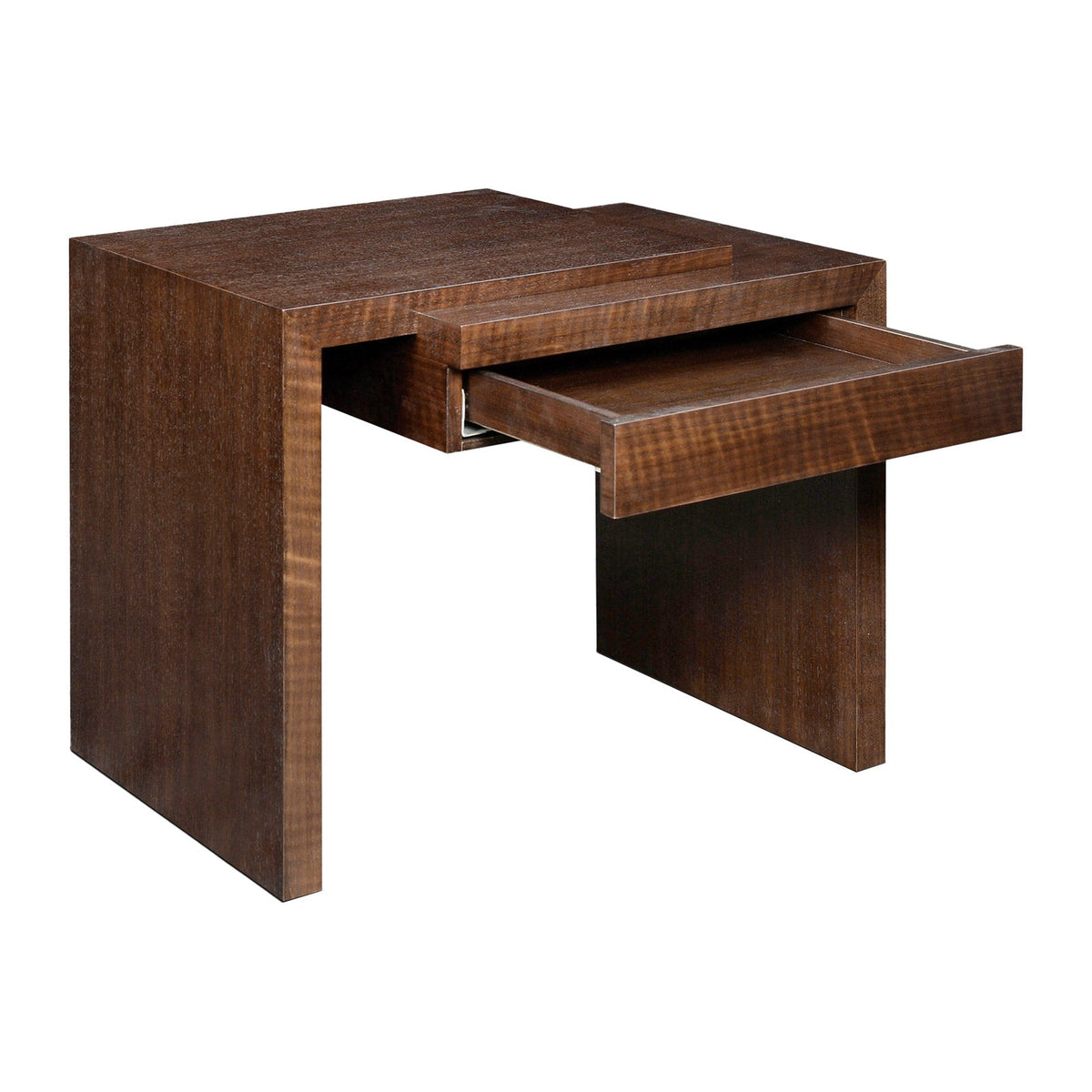 Modern Metropolis Shale End Table with Drawer