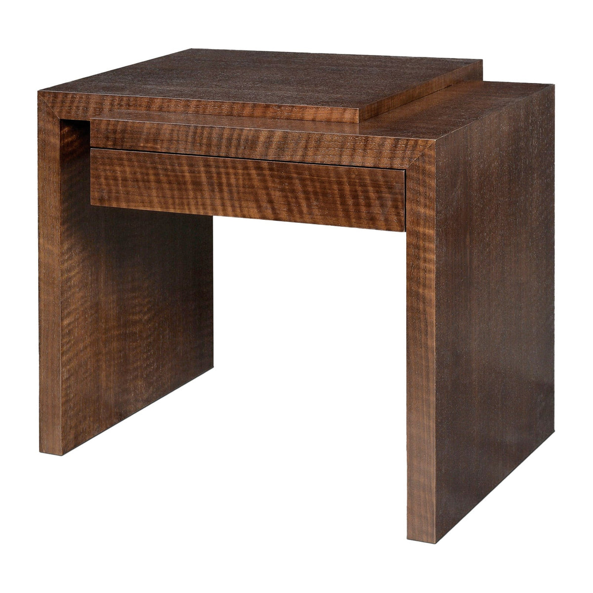 Modern Metropolis Shale End Table with Drawer