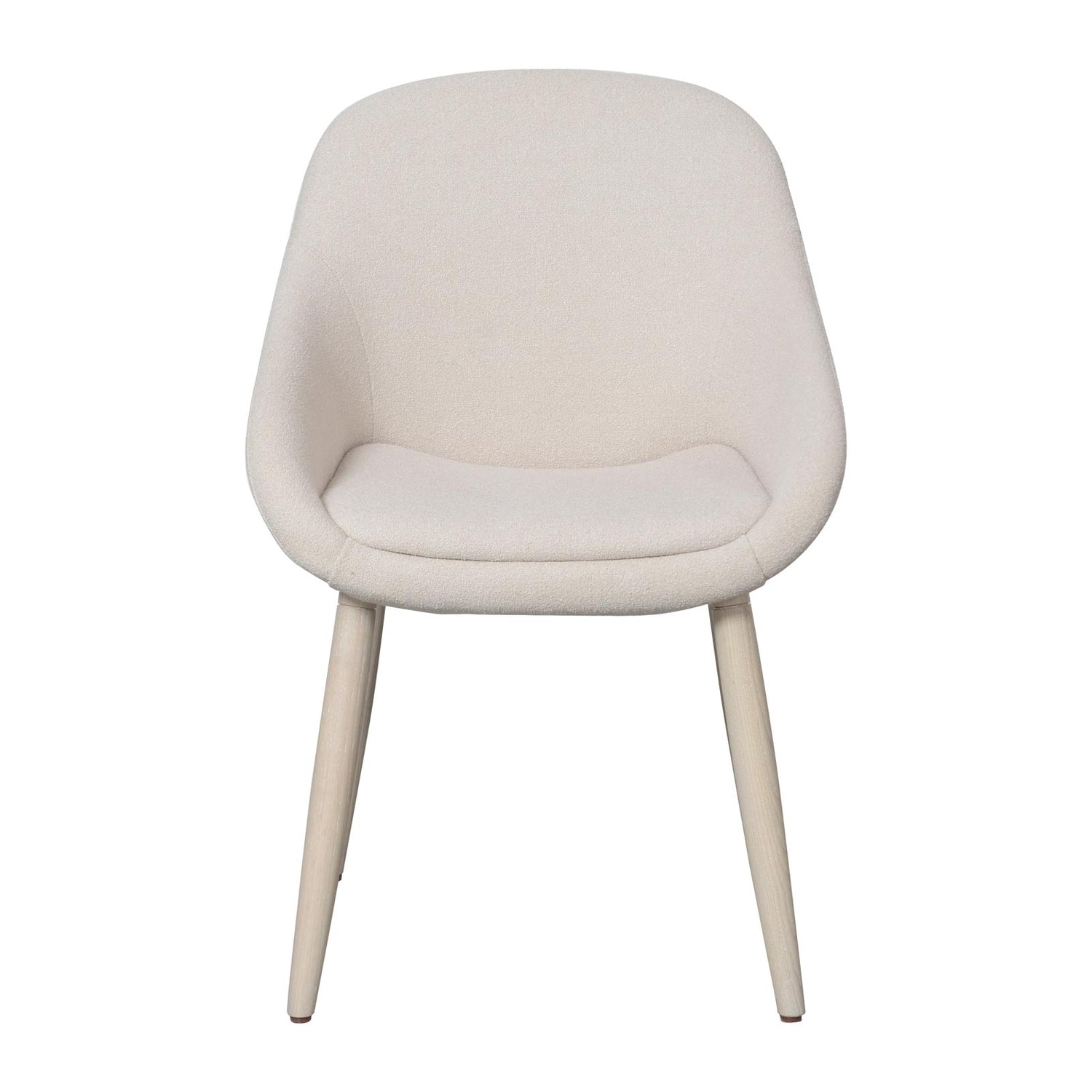 Domicile New Edition Shell Dining Chair With Wooden Legs