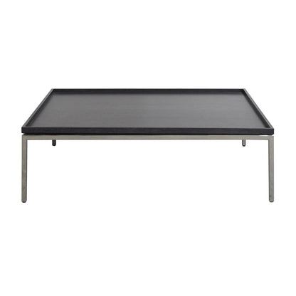 Domicile New Edition Recessed Coffee Table Square Dark Oak
