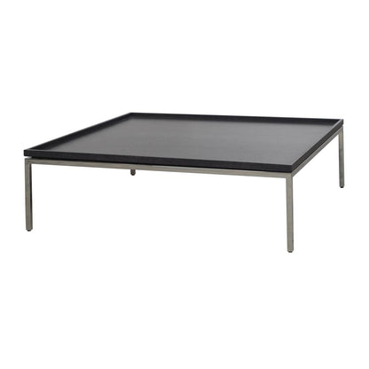 Domicile New Edition Recessed Coffee Table Square Dark Oak