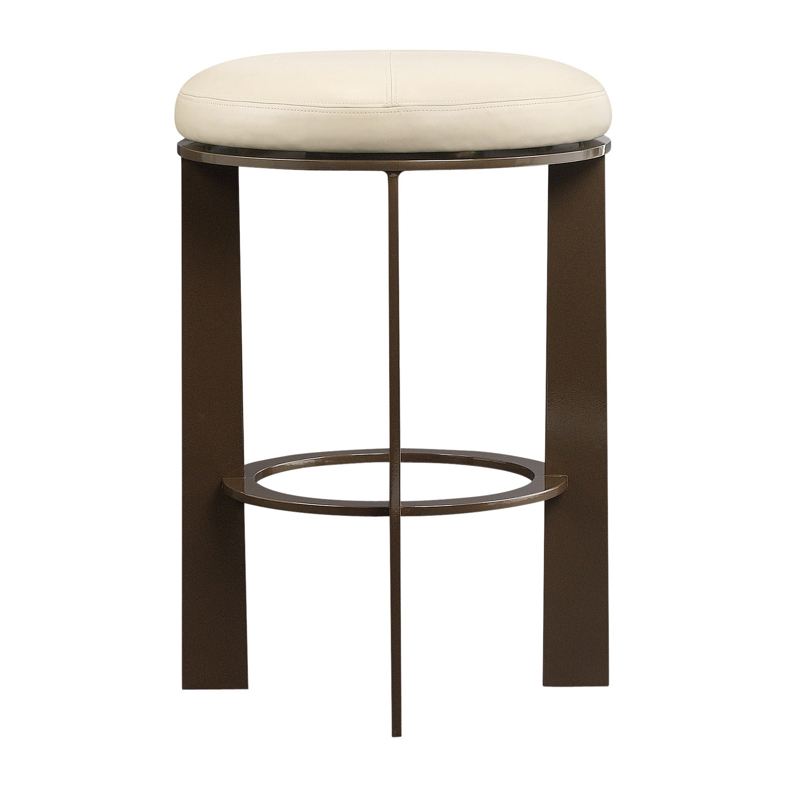 Kinkou Counter Stool with Upholstered Seat