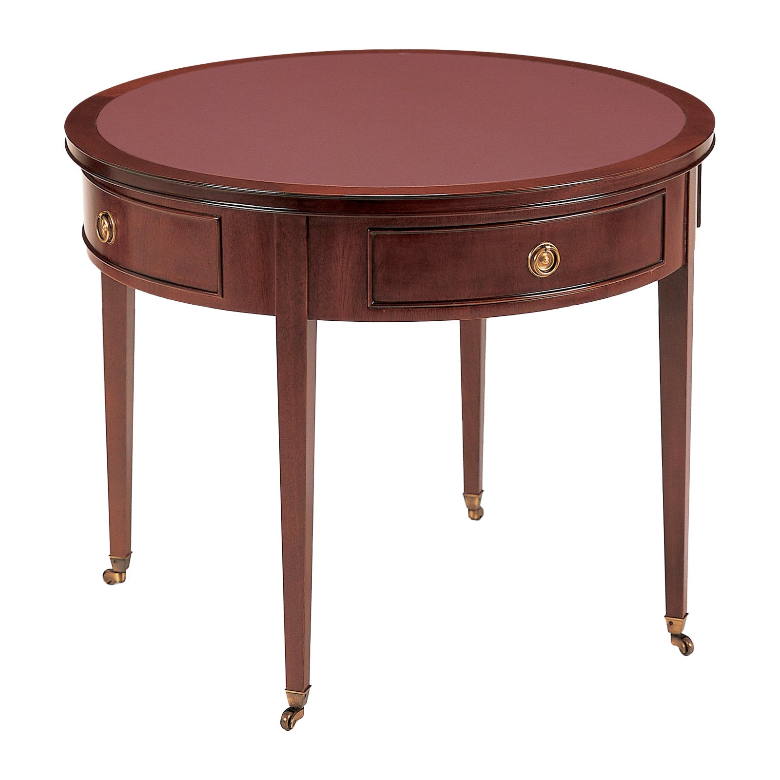 Bolier Classics Drum Table With Drawers