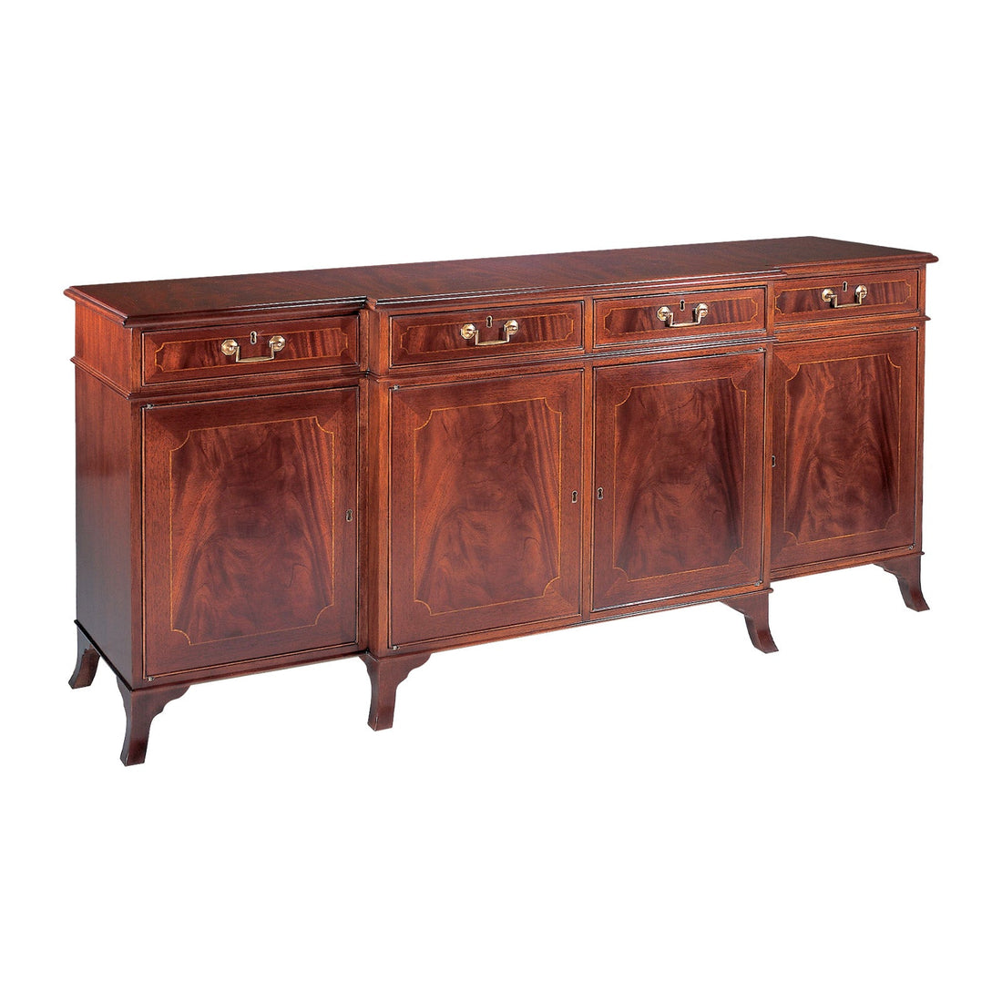 Bolier Classics Break Fronted Buffet 4 Drawers &amp; 4 Cupboards