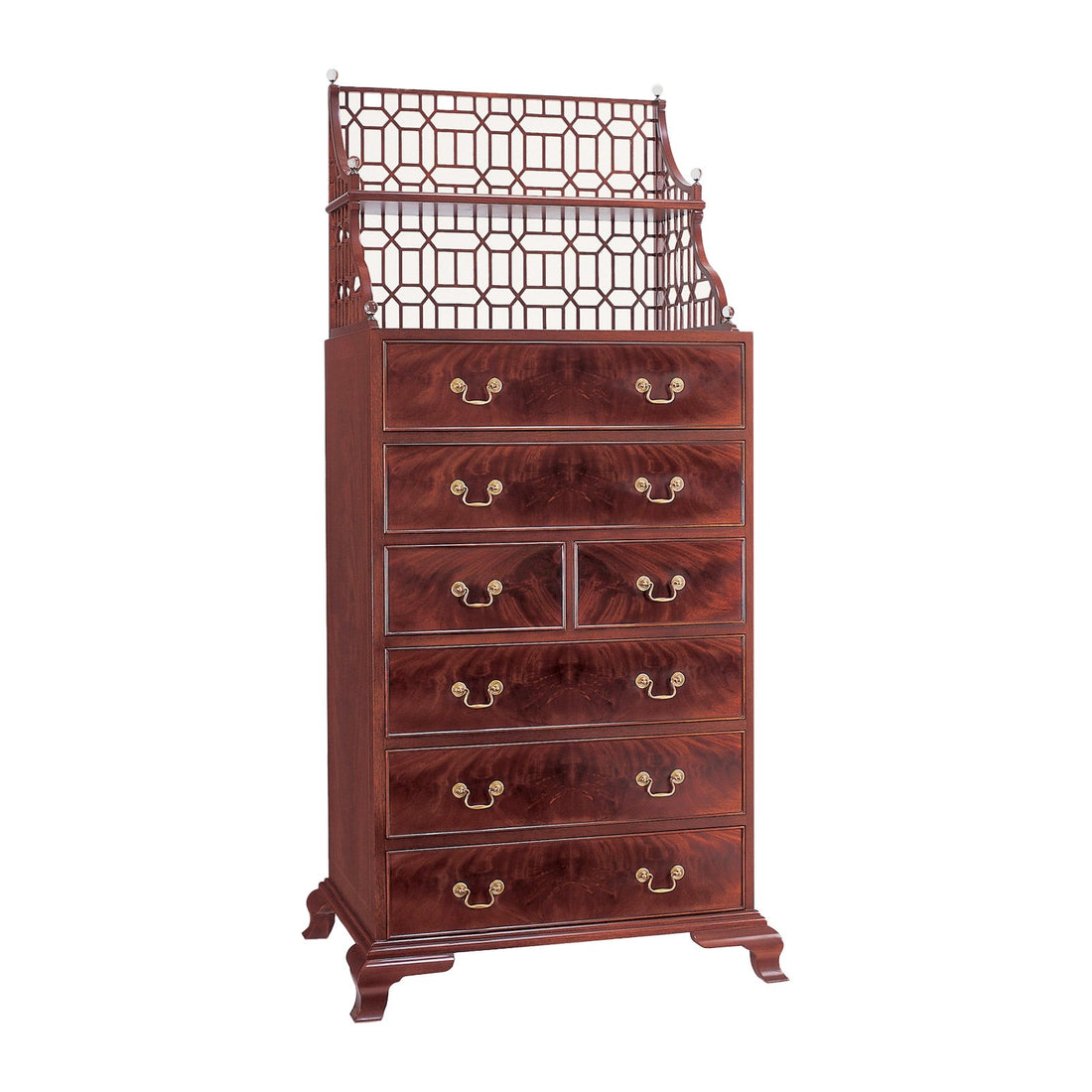 Bolier Classics Tall Chest with 7 Drawers &amp; a Fretwork Top Gallery