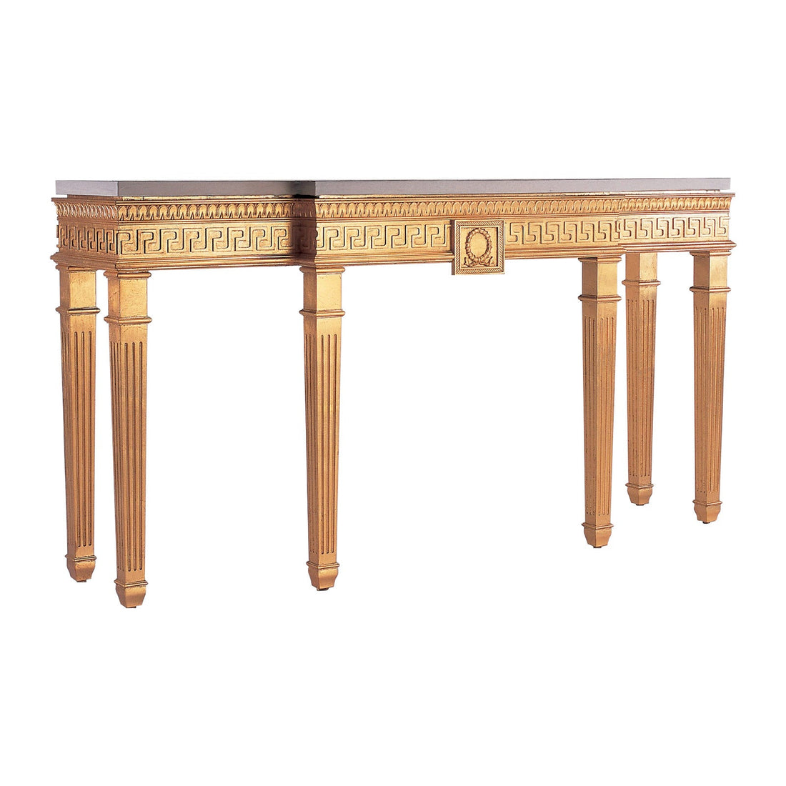 Bolier Classics Greek Style Console With Gold Leaf Finish