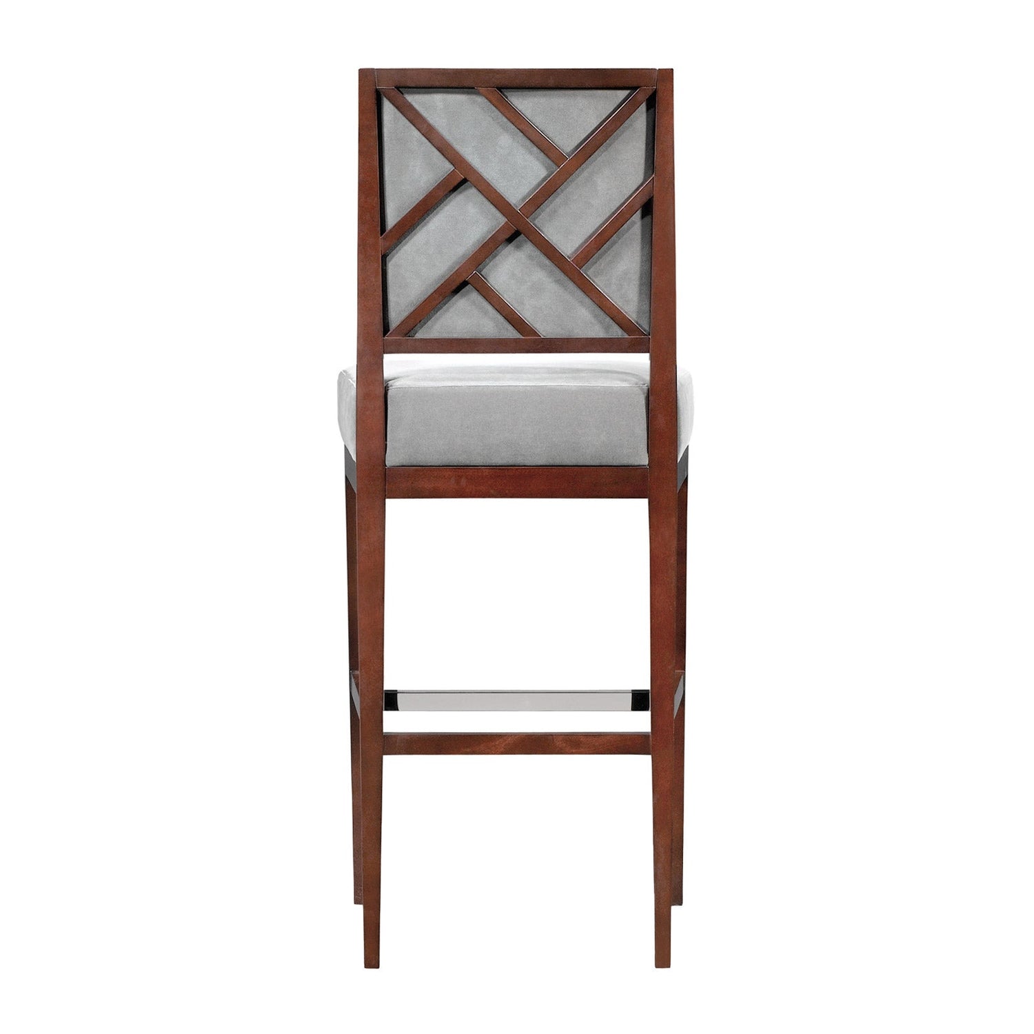 Bolier Rosenau Upholstered Back Bar Stool