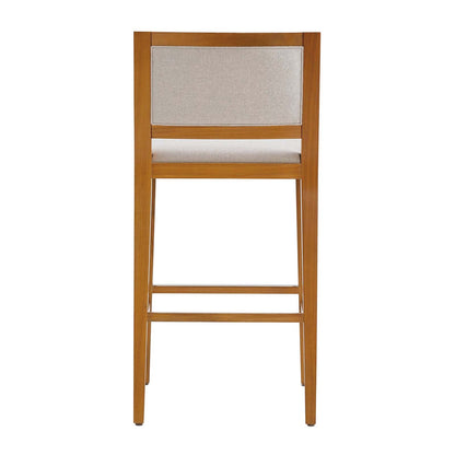 Domicile Upholstered Back Bar Stool