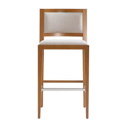 Domicile Upholstered Back Bar Stool
