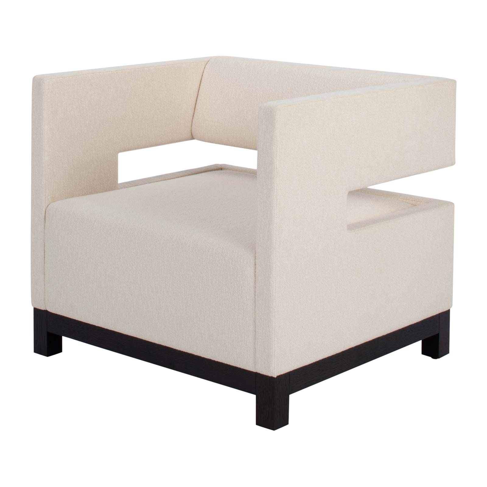 Domicile Fully Upholstered Cube Chair