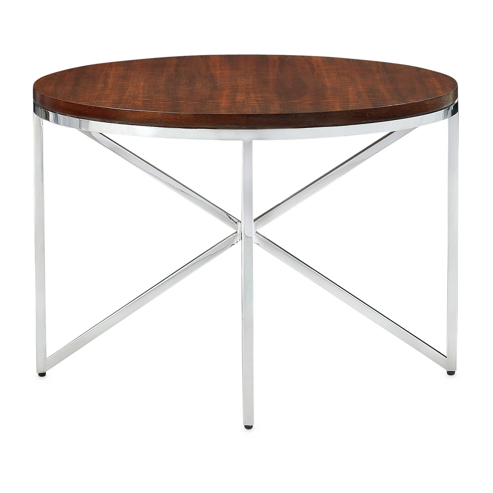 Domicile Side Table with Wood Top