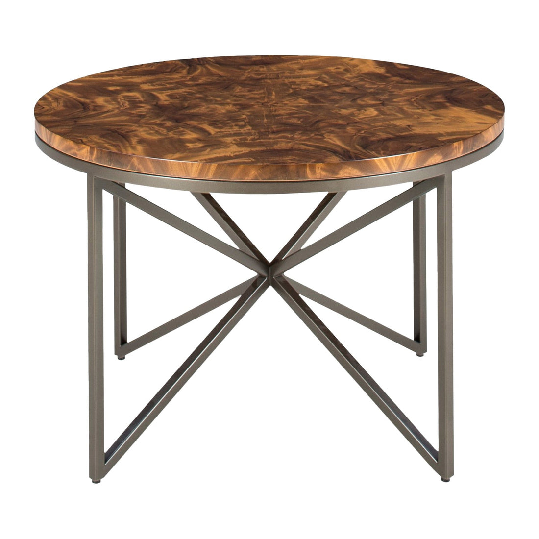 Domicile Side Table with Wood Top
