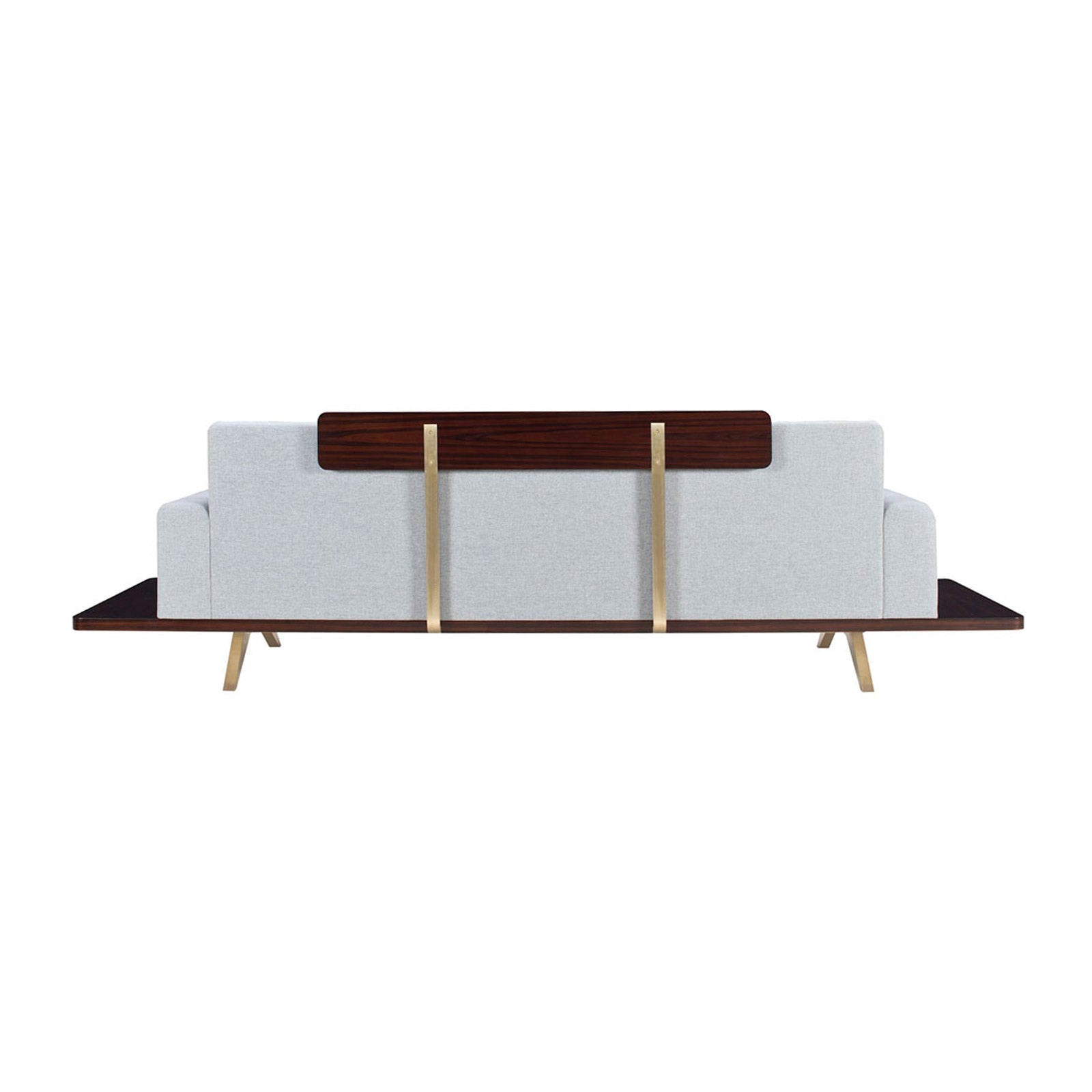 The London Collection Platform Sofa (Wood Back)
