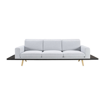 The London Collection Platform Sofa (Upholstered Back)