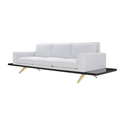 The London Collection Platform Sofa (Upholstered Back)