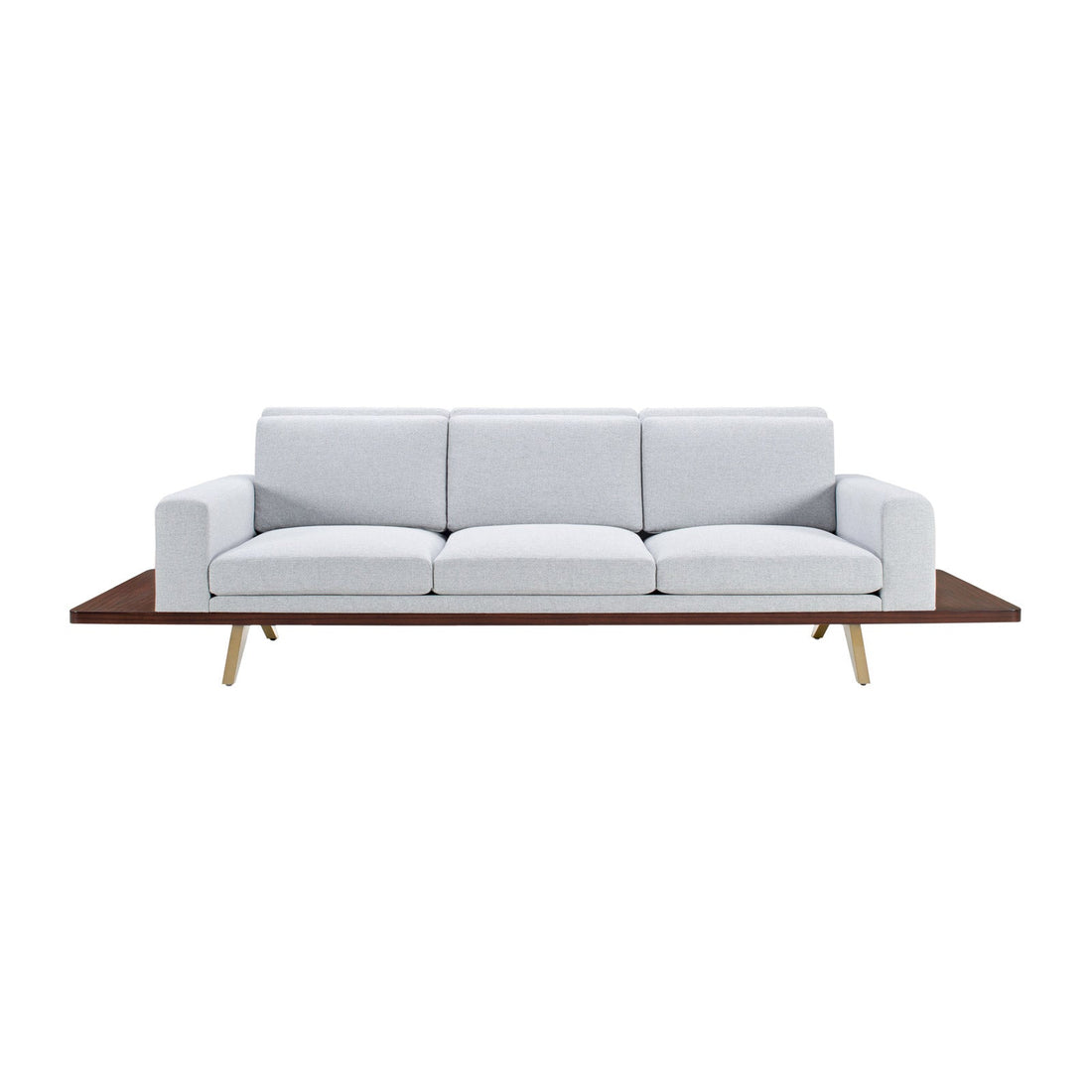 The London Collection Platform Sofa (Upholstered Back)