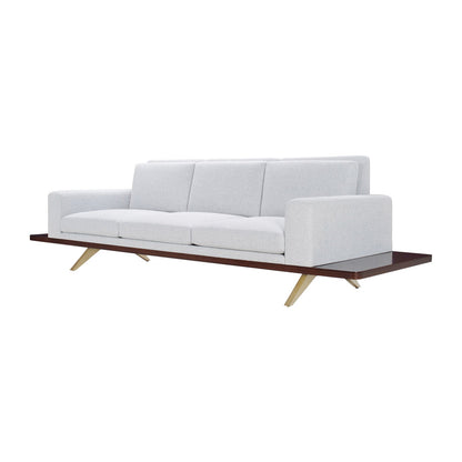 The London Collection Platform Sofa (Upholstered Back)