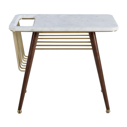 The London Collection Hackney Side Table (Marble)