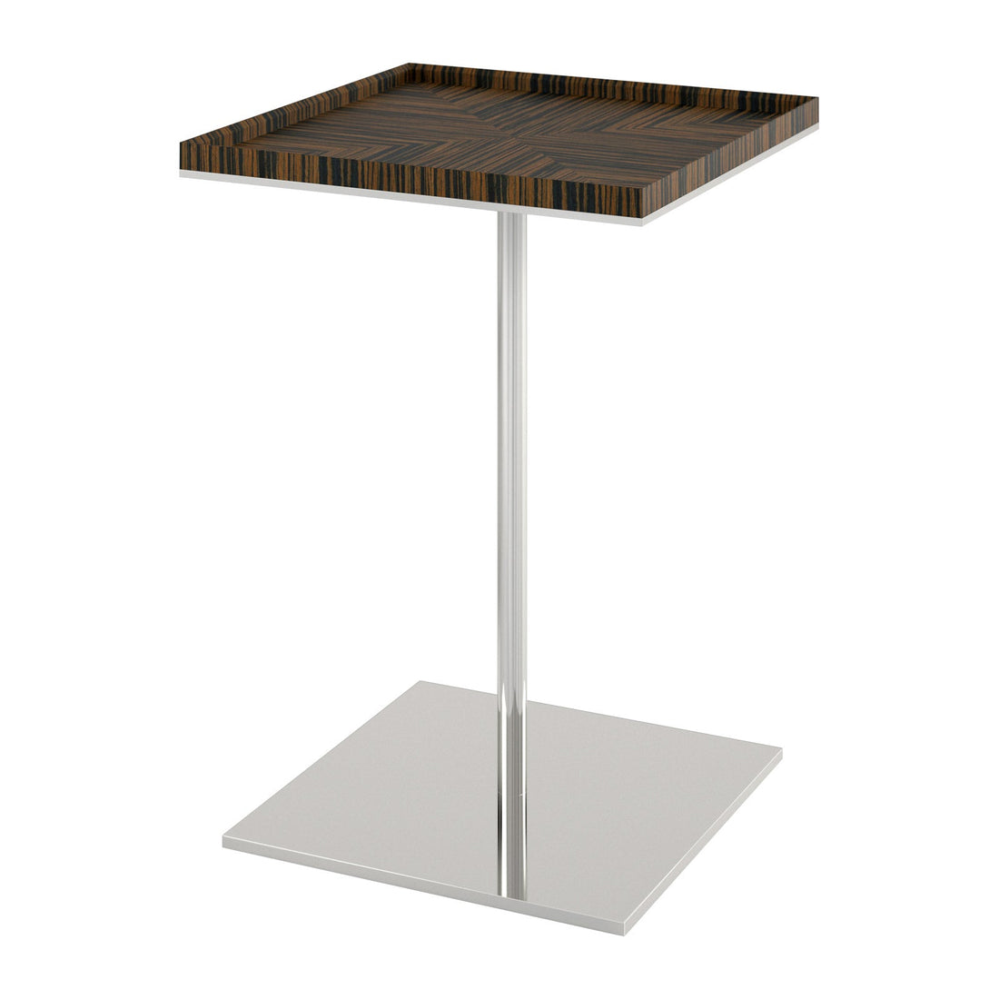 Plateau Side Table (Square) Metal Base