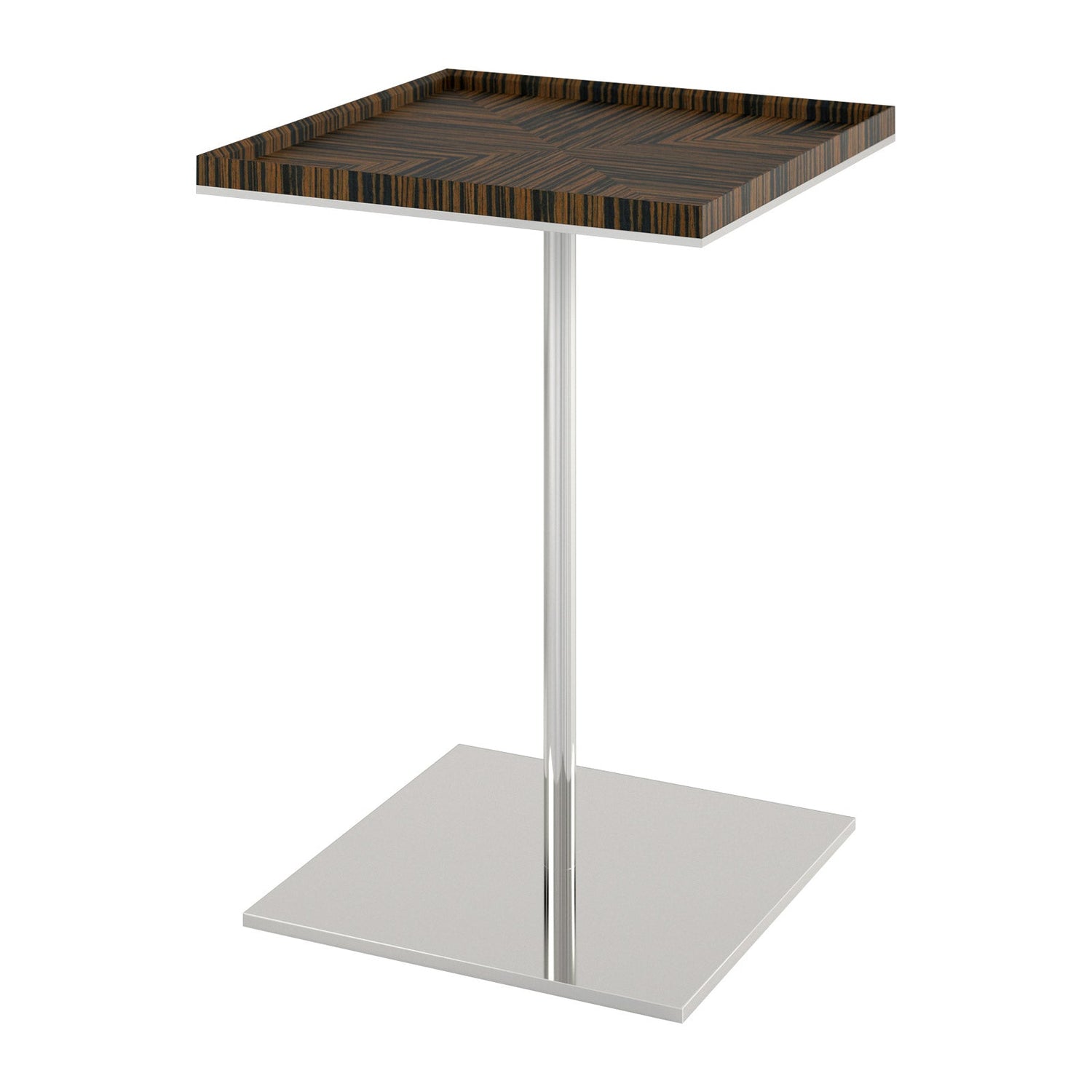 Plateau Side Table (Square) Metal Base