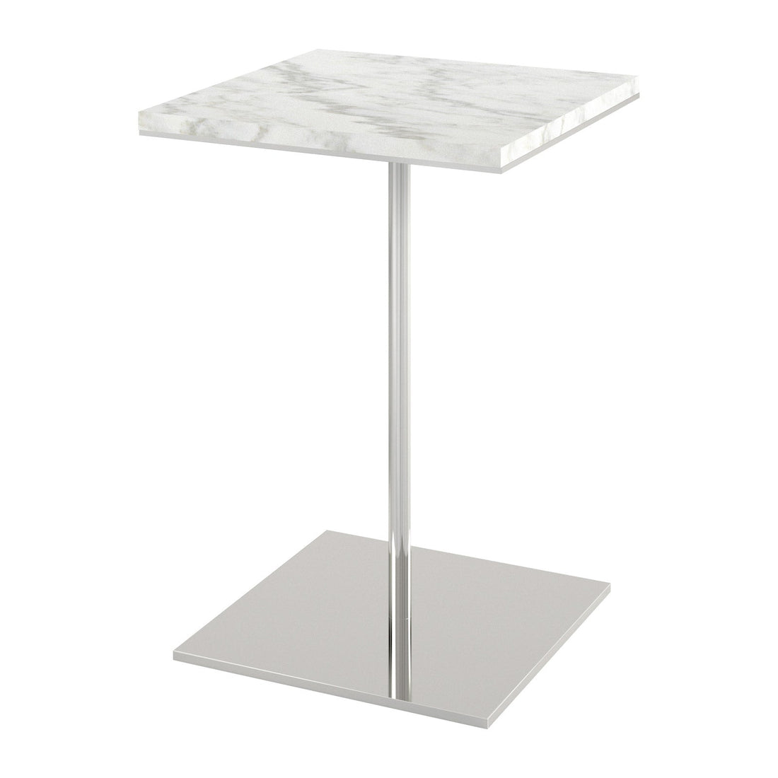 Plateau Side Table (Square) Metal Base