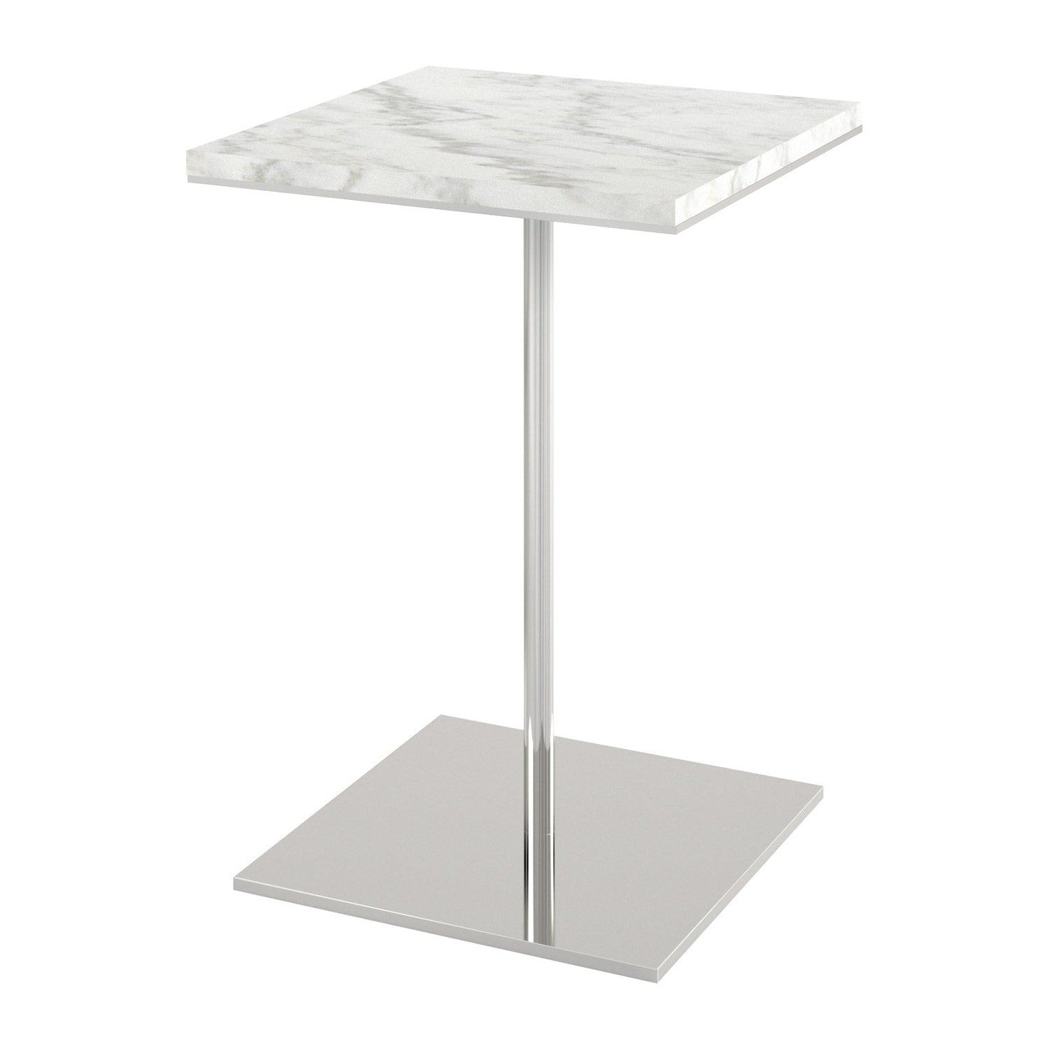 Plateau Side Table (Square) Metal Base