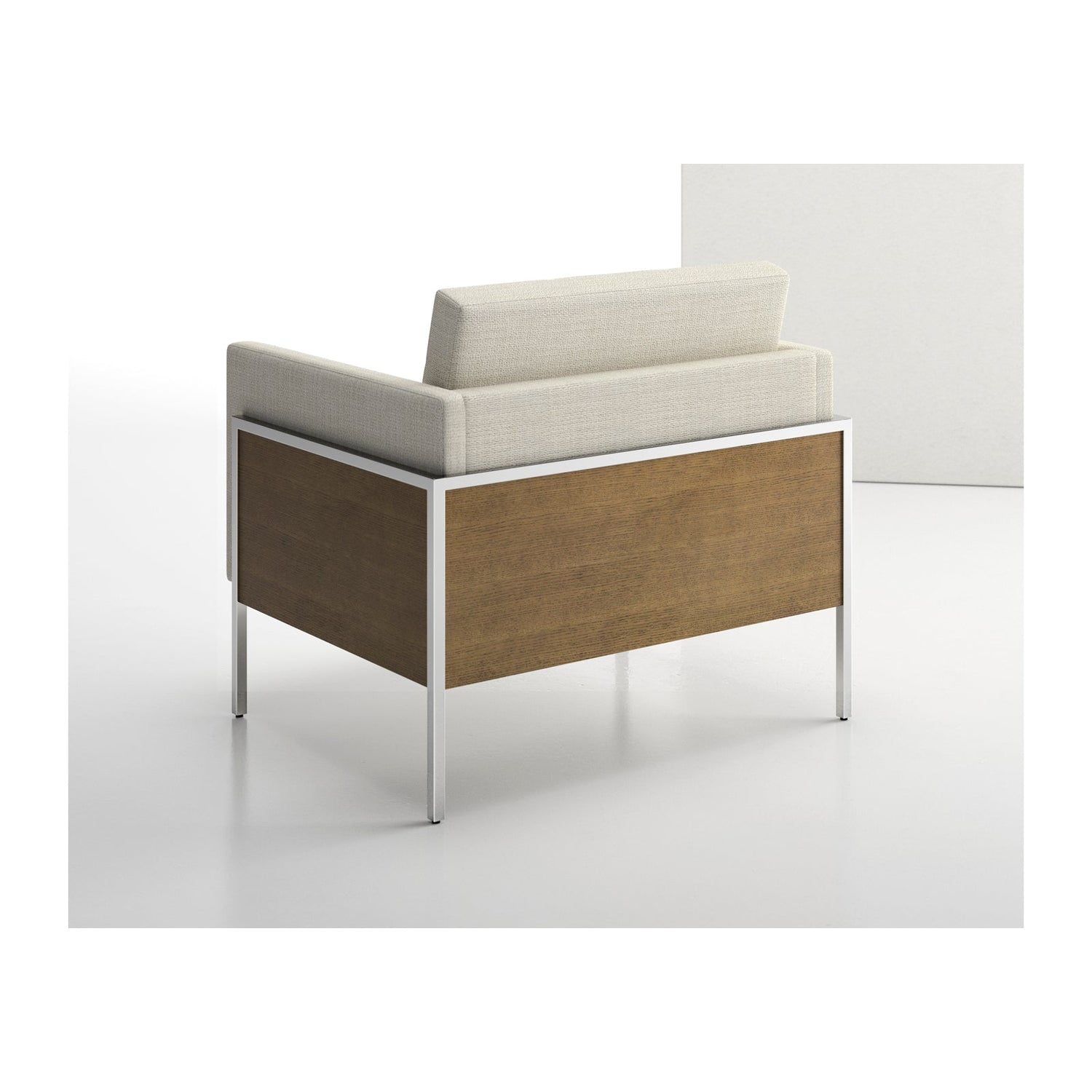 Ethos Lounge Chair Wood Arms