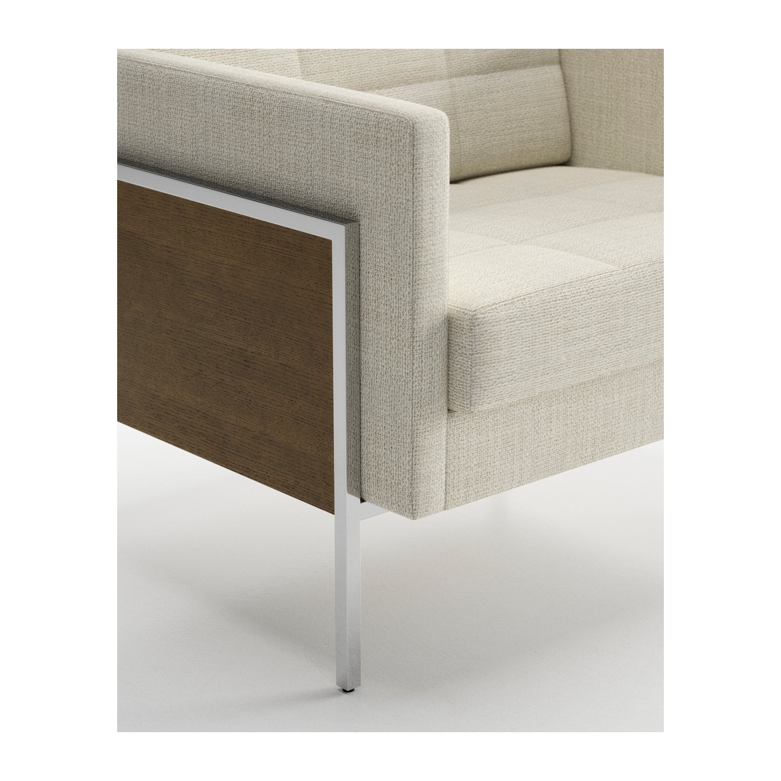 Ethos Lounge Chair Wood Arms