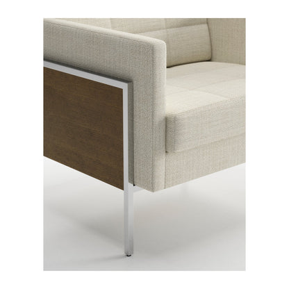 Ethos Lounge Chair Wood Arms