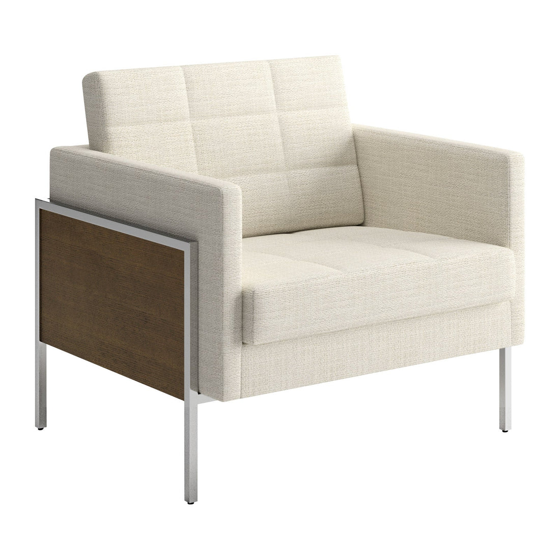 Ethos Lounge Chair Wood Arms