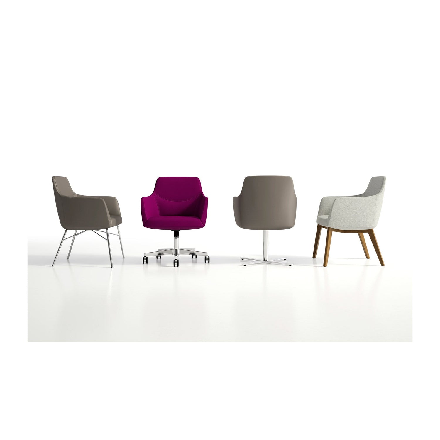 Bing Guest Chair 4 Star Base