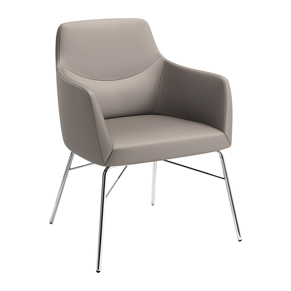 Bing Guest Chair Tubular Base