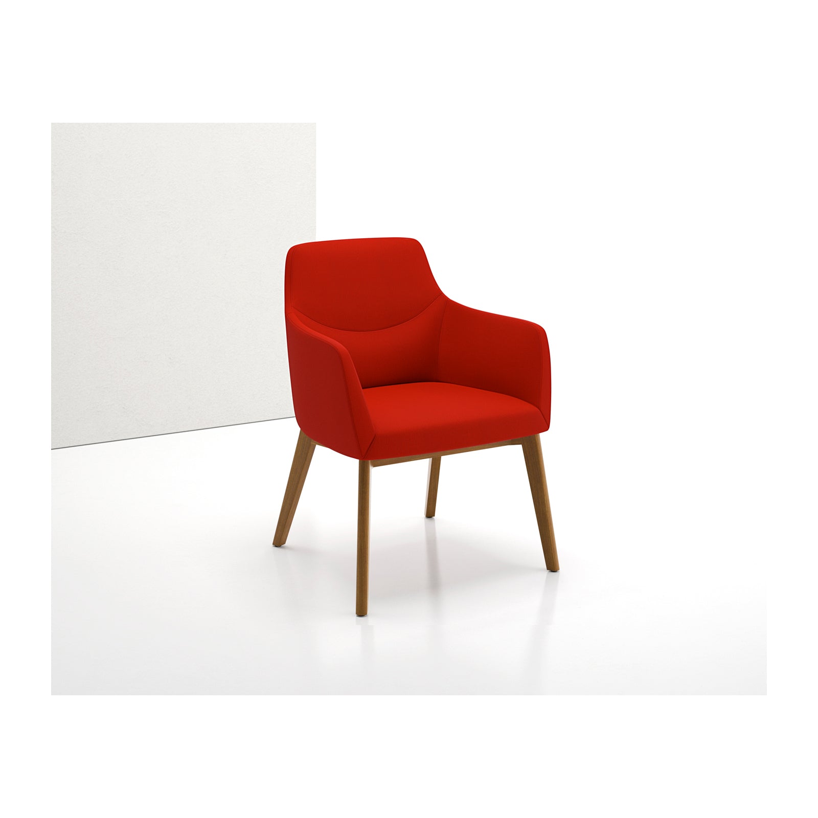 Bing Guest Chair Wood Base