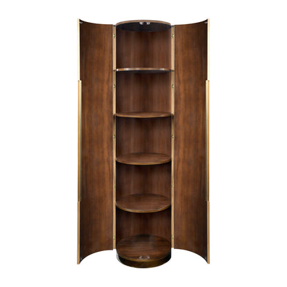 Inversion Spiral Tall Round Cabinet