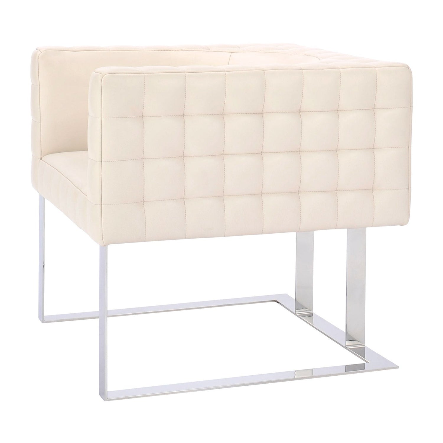 Cosmopolitan &amp; Signet E.E. Tufted Cube Chair
