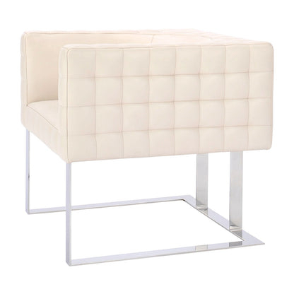 Cosmopolitan &amp; Signet E.E. Tufted Cube Chair