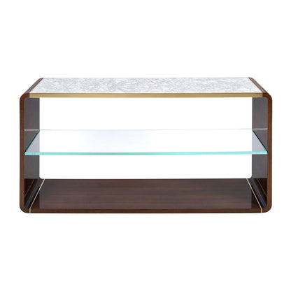 Cosmopolitan &amp; Signet Auden Bentwood Console